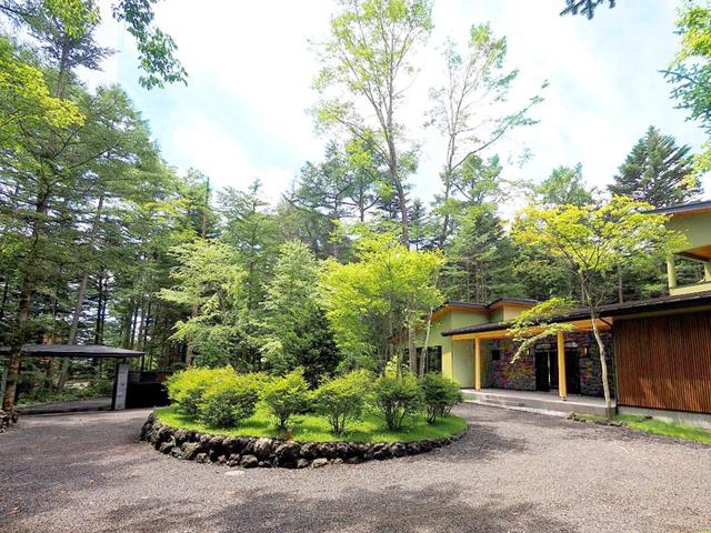 旧軽井沢泉の里、高級別荘、118坪の家